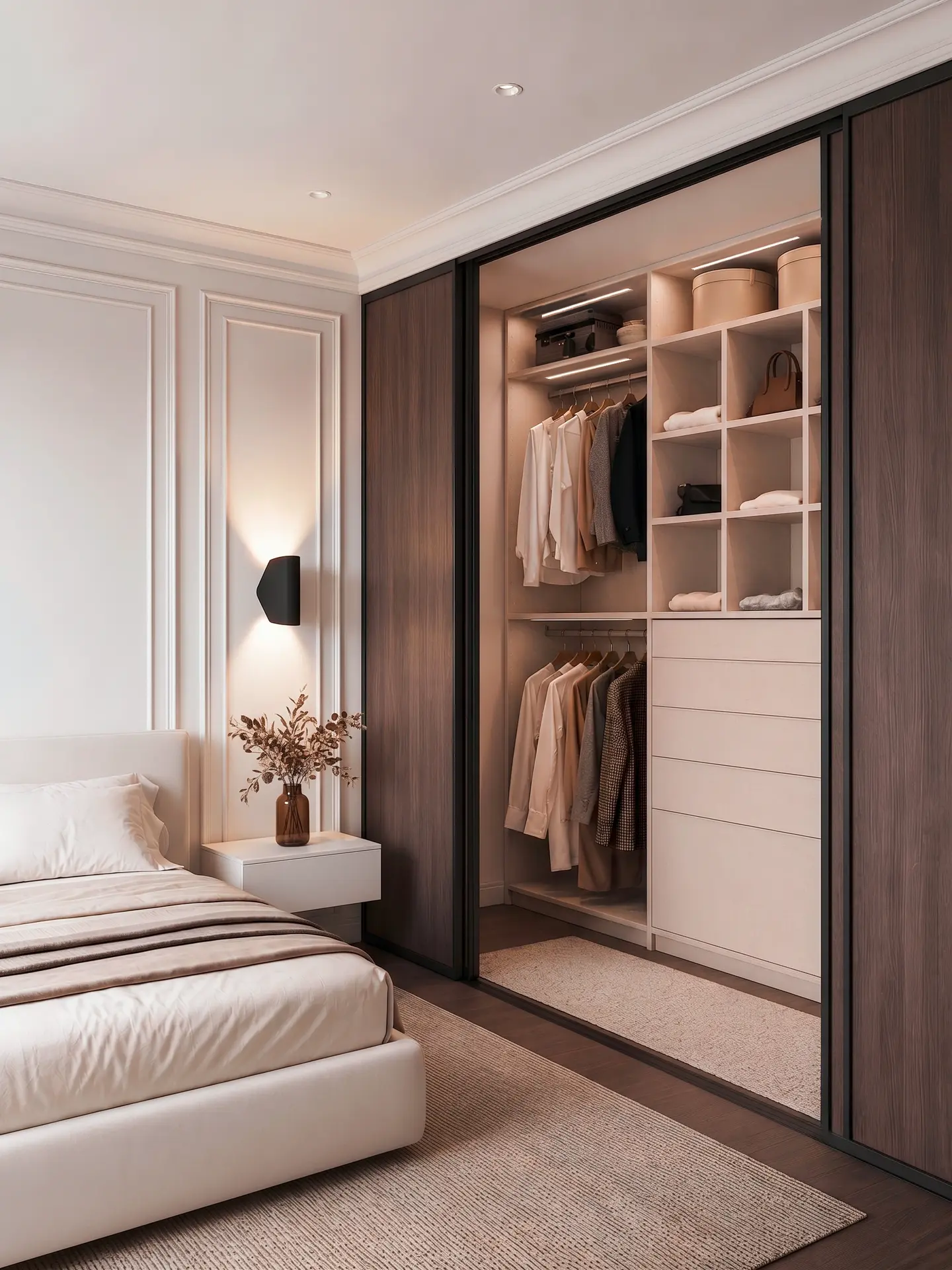 Schlafzimmerschrank in Eiche Tano