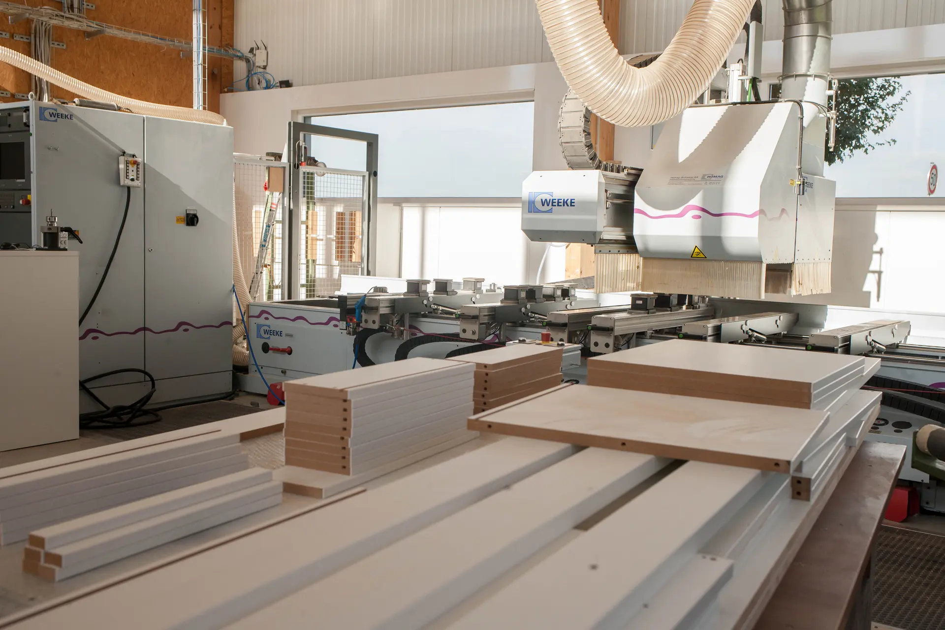 CNC-Bearbeitungszentrum in der Fertigung
