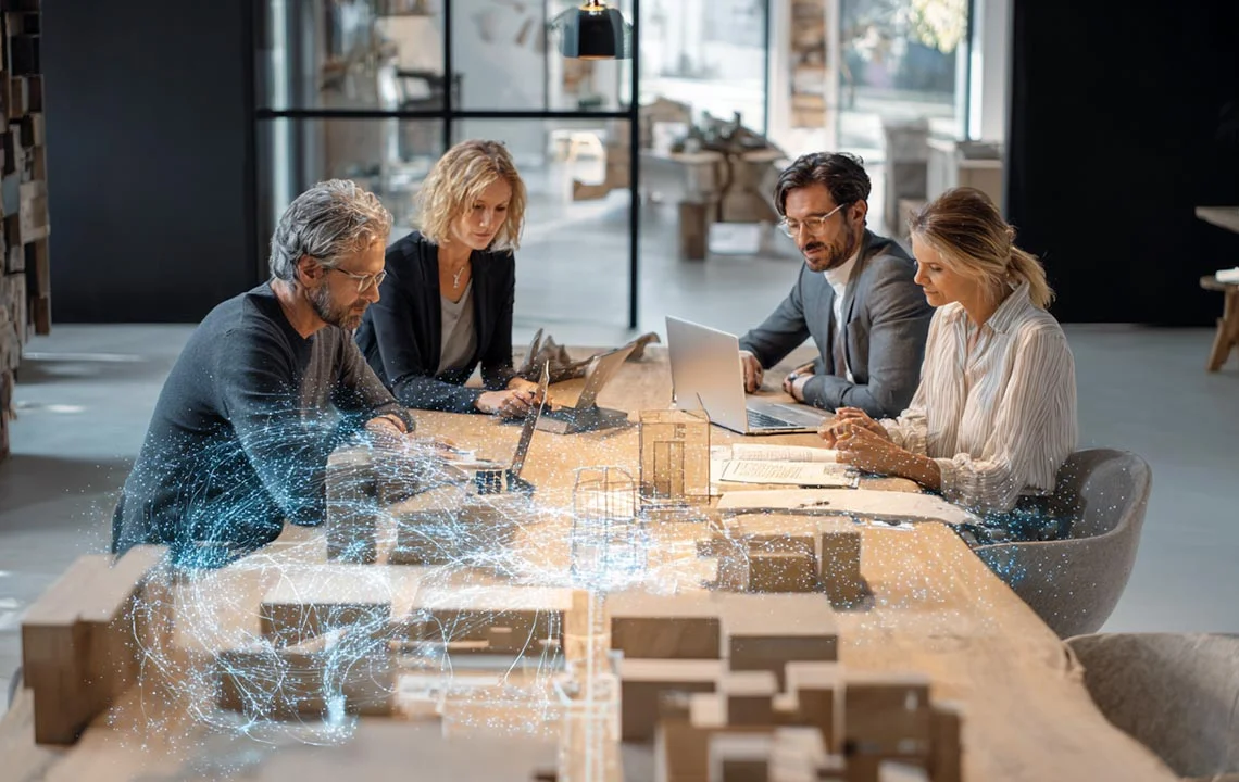 B2in Ökosystem – Einrichtung und Immobilien